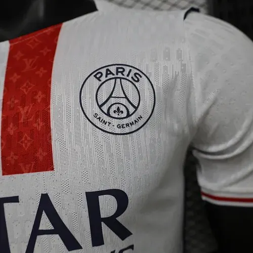 نسخة لاعب 2026/2027 Paris Saint-Germain إصدار خاص أبيض قميص كرة قدم جودة تايلاندية  — view 5