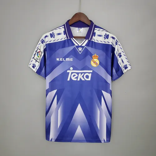 1996/1997 Retro Real Madrid Auswärts Fußballtrikot AAA fan-gradät — view 1