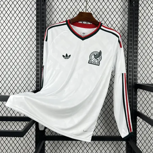 2026 Langarm Mexiko Nationalmannschaft Auswärts-Fußballtrikot AAA Fan-Qualität — view 1