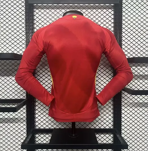 Camisa de Futebol Versão Jogador Espanha Casa Manga Longa 2024-2025 — view 2
