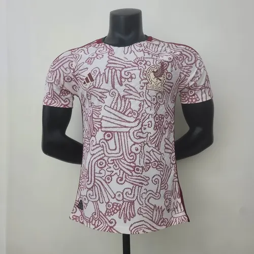2022 FIFA World Cup Player Version Mexico Away Soccer Jersey — view 1