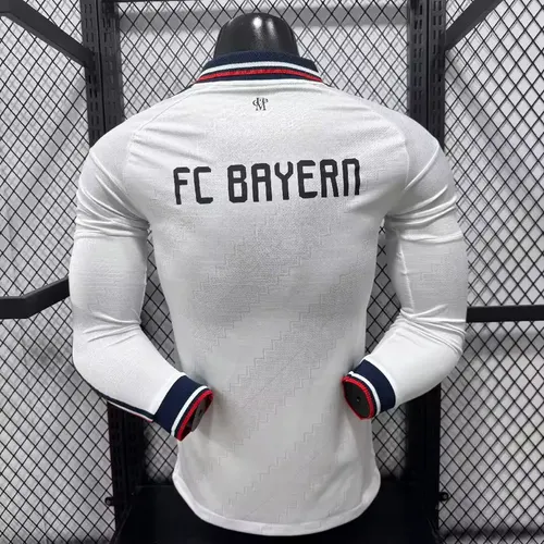 2026/2027 Langarm Spielerversion Bayern München Auswärts Fußballtrikot   — view 2