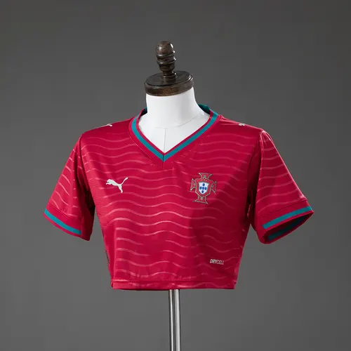 2026 Portugal Home Women's Crop Top Style Jersey — view 1