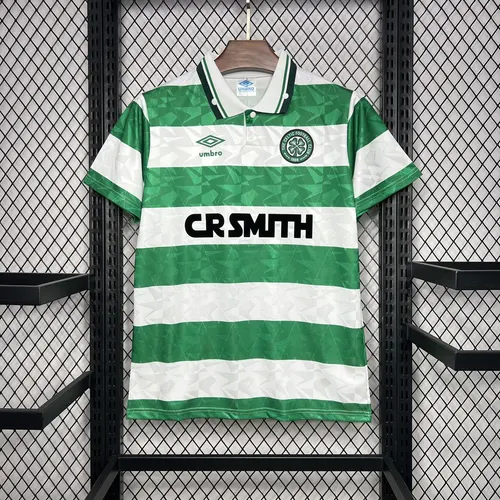 1989/1991 Retro Celtic Heim Fußballtrikot  — view 1