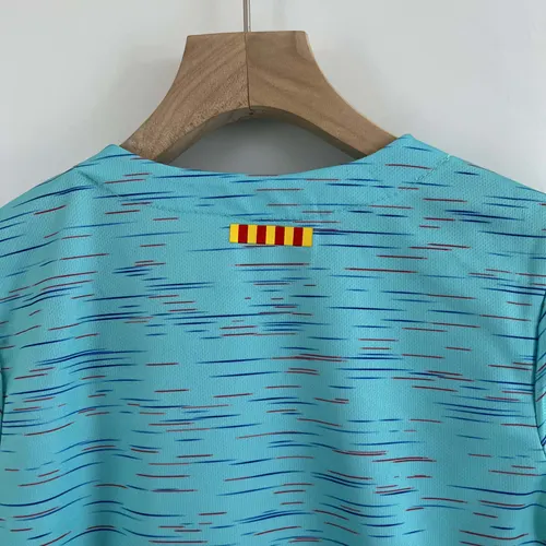 2023/2024 Barcelona Auswärtsdritt Fußballtrikot AAA fan-gradät Kindergröße — view 4