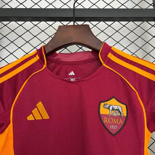 2025/2026 Roma Heim Fußballtrikot  Kindergröße — view 3