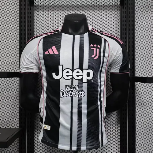 2025/2026 Player Version Juventus Home Football Shirt  （There Are Sponsors）