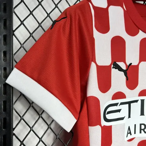 2024/2025 Girona Home Football Shirt  Kids Size — view 5