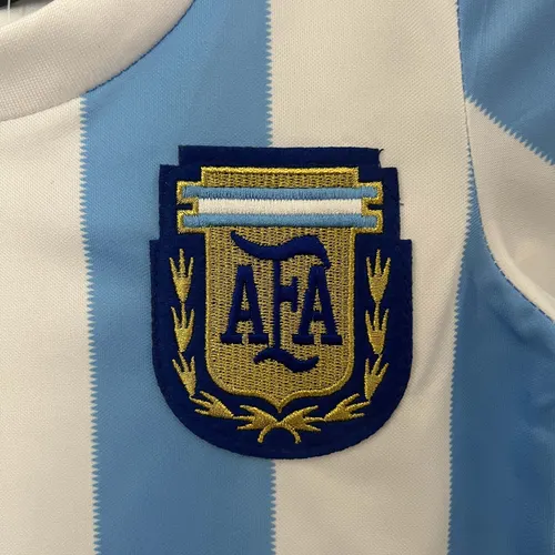 Maillot Domicile Argentine 1986 Rétro AAA qualité fan Taille Enfant — view 8