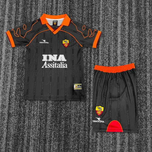 1999-2000 Retro Roma Away Soccer Jersey  Kids Size — view 1