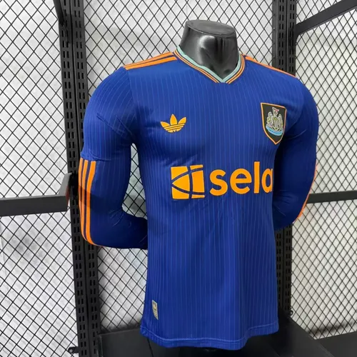 2025/2026 Camiseta de fútbol manga larga Versión Jugador Newcastle United Tercera Visitante  — view 8