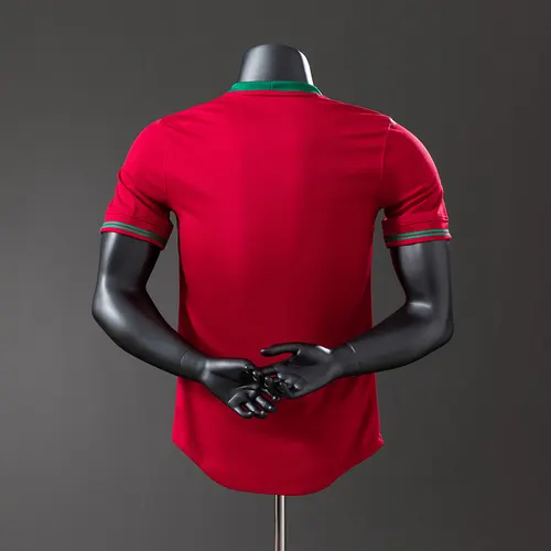 2012 Retro Player Version Portugal Home Jersey  — view 2