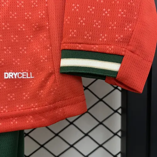 2025 Portugal Heim Langarmtrikot AAA Fan-Qualität Kindergröße — view 5