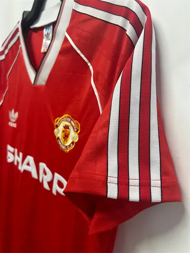 1988/1990 Retro Manchester United Home Football Shirt  — view 7