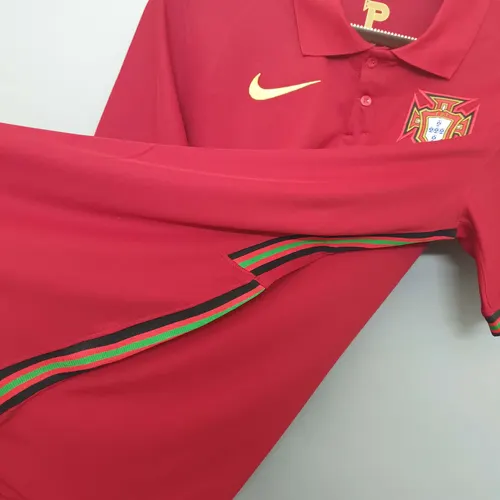 2020 Football Shirt Portugal Red Home — view 3