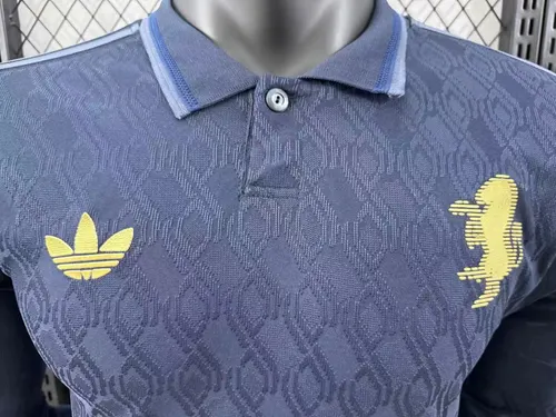 2024/2025 Versão Jogador Juventus Terceiro Uniforme Visitante Manga Longa Camisa de Futebol  — view 3
