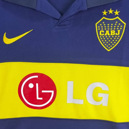 2009/2010 Retro Boca Juniors Heim Fußballtrikot   — view 4