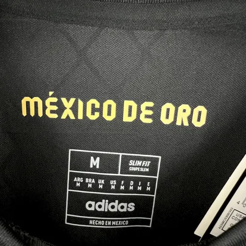 2025 Langarm Mexiko National Trophäenausgabe schwarzes Fußballtrikot AAA Fan-Qualität — view 7