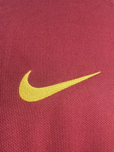 2017-2018 Rétro Manches Longues Roma Domicile Maillot de Football  — view 4