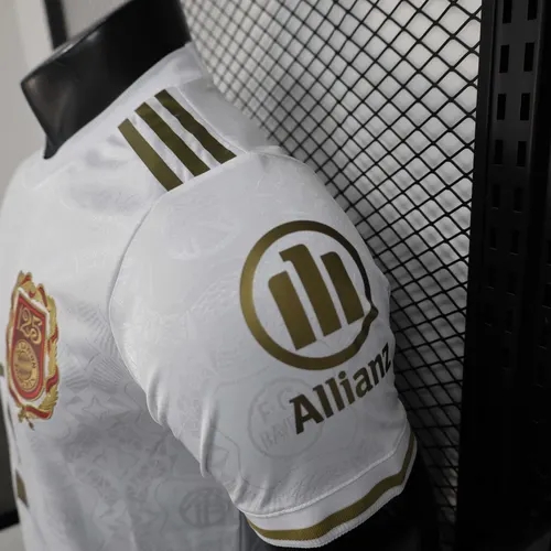 2025/2026 Versión Jugador Bayern Munich 125 Aniversario Camiseta de Fútbol Blanca  — view 7