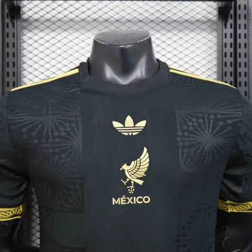 2025 Spielerversion Mexiko National Heim-Fußballtrikot AAA Fan-Qualität — view 3