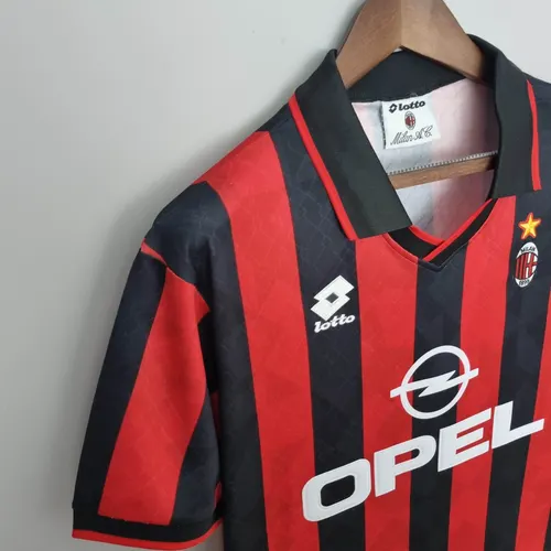 1995/1996 Retro AC Milan Home Football Shirt  — view 6