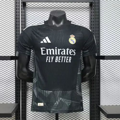 2026/2027 Maillot de football noir de gardien de but du Real Madrid version joueur  landaise