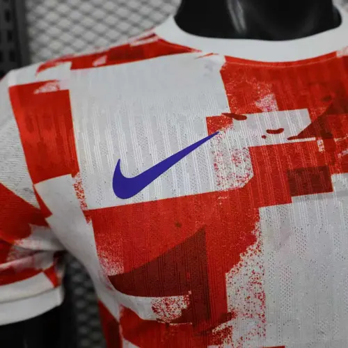 2026 Version Joueur Maillot Édition Spéciale Rouge Blanc Équipe Nationale Croatie Football   — view 4