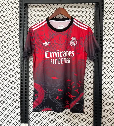 2025/2026 Real Madrid Dragon Red Special Edition Football Jersey  — view 1