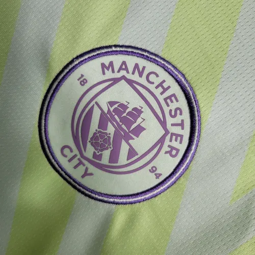 Maillot de football gardien vert fluorescent 2023/2024 Manchester City  — view 7