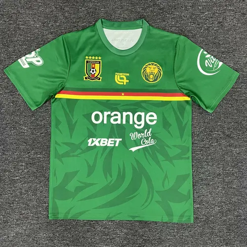 2025/2026 Cameroon Training clothes Green Football Shirt 