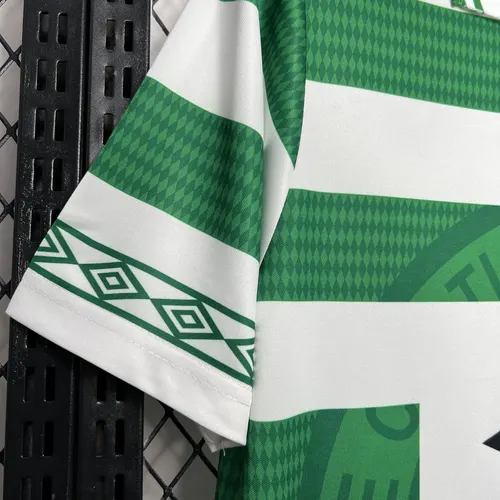 1998/1999 Retro Celtic Heim Fußballtrikot  — view 6
