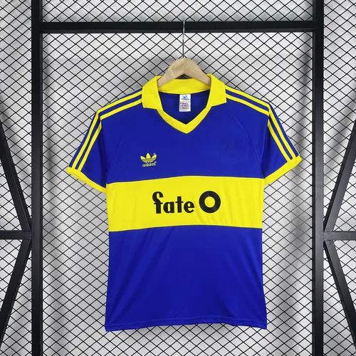 1986/1988 Retro Boca Juniors Home Football Jersey   — view 1