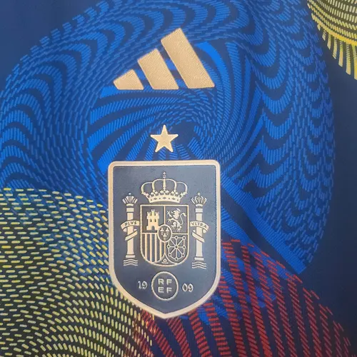 2022 Spain Training Wear Colorful Soccer Shirt — view 4