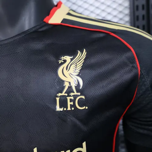 2025/2026 Versión Jugador Liverpool Edición Especial Negra Camiseta  Calidad Thai — view 5