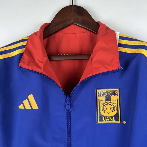 2023/2024 Tigres Reversible Windbreaker(Blue-red)Soccer Jersey  — view 4