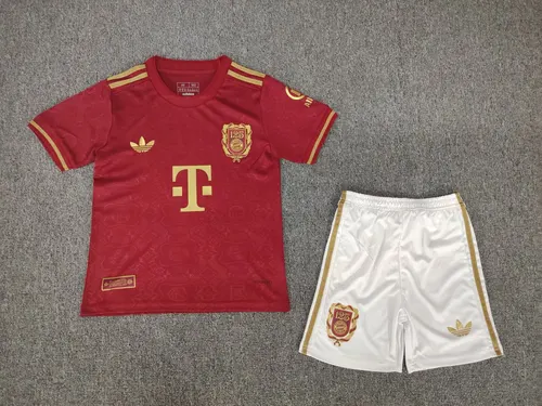 2025/2026 Bayern Munich 125e Anniversaire Édition Maillot de Football  Taille Enfant
