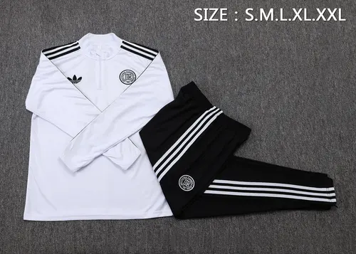 Ensemble d'entraînement demi-zip blanc édition 125e anniversaire Allemagne 2025 — view 3