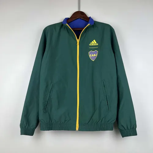 2023-2024 Boca Juniors Coupe-Vent Réversible (Bleu-Vert) Maillot de Foot  — view 9