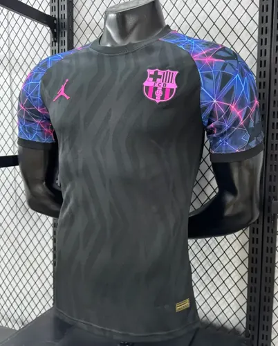 2026/2027 Player Version Barcelona Special Edition Black Blue Football Jersey   — view 4