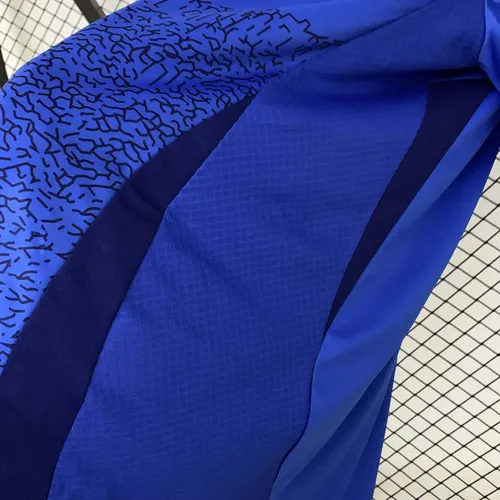 Camisa de Futebol Azul Jesus Edição Especial Brasil AAA qualidade fã 2025 — view 8