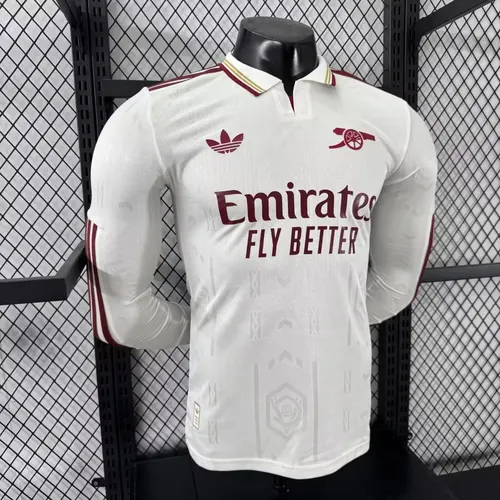 2025/2026 Langarm Spielerversion Arsenal Third Auswärts Fußballtrikot  — view 9