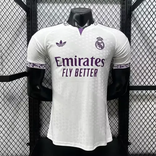 Camisa de Futebol Real Madrid Edição 125º Aniversário Branca 02 Versão Jogador 2026/2027  