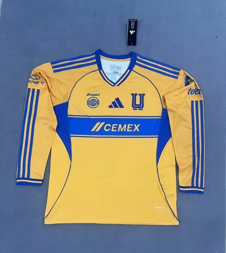 2025/2026 Langarm Tigres Heimtrikot AAA fan-gradät — view 1