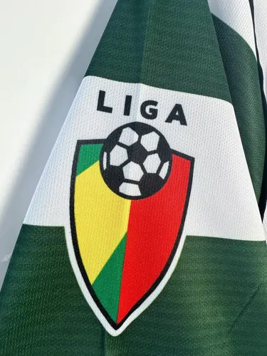 2001/2003 Retro Sporting Lissabon Langarm Heim-Fußballtrikot  — view 4