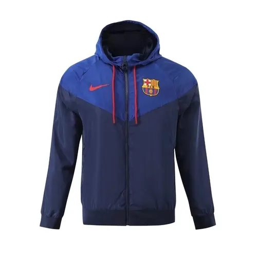 2025/2026 Camisa Corta-Vento Azul Escuro do Barcelona  — view 1