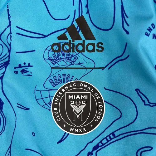 2023/2024 Inter Miami Reversible Windbreaker Blau Fußballtrikot AAA fan-gradät — view 8