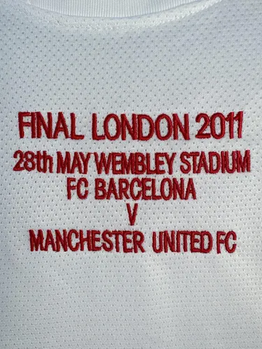 2010/2011 Retro Manga Larga Manchester United Equipación Visitante Camiseta de Fútbol  (versión Champions League) — view 6