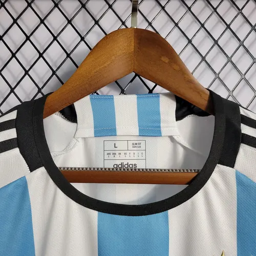 2022 FIFA WM Argentinien Nationalmannschaft Trikot Heim — view 4