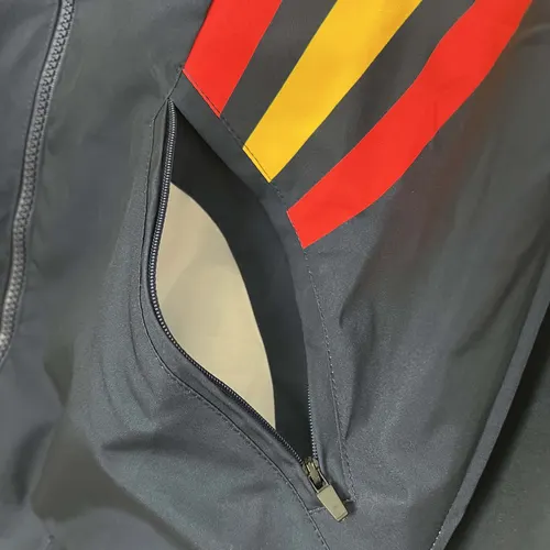 2024 Spain Windbreaker Navy blue Soccer Jersey  — view 7
